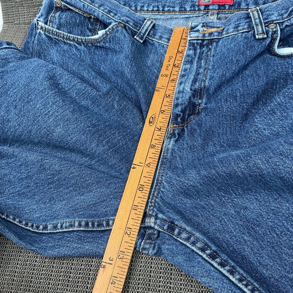 Faded Glory Womens Plus Size 18W Avg Blue Classic Fit Dark Stonewash Denim Jeans - Picture 6 of 10